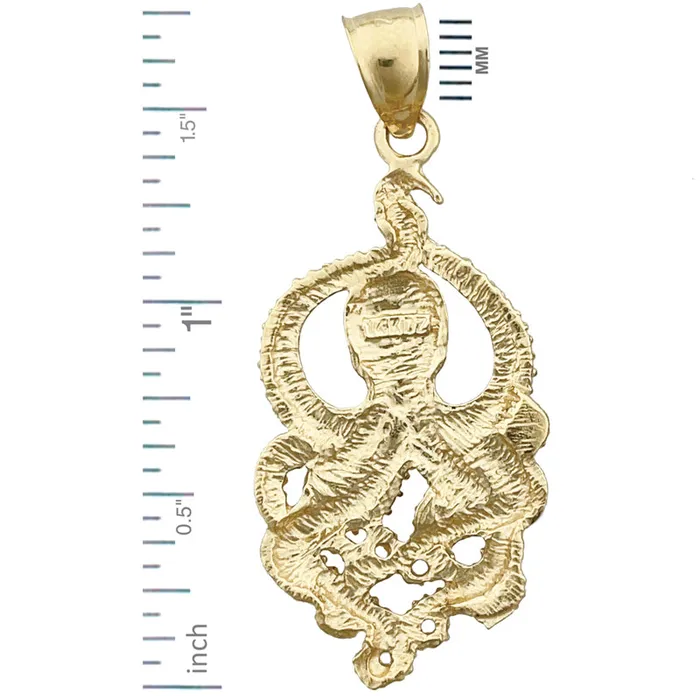 PreStyled Sets Goldia 14K Gold Octopus Pendant
