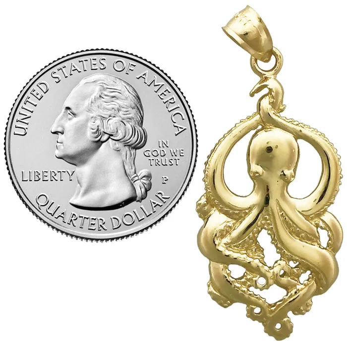 PreStyled Sets Goldia 14K Gold Octopus Pendant