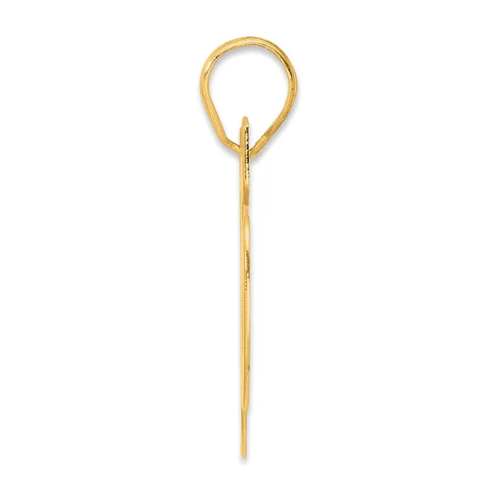 PreStyled Sets Goldia 14k Yellow Gold Polished Block Number 86 Pendant
