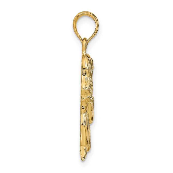 PreStyled Sets Goldia 14k Yellow Gold Praying Girl Pendant
