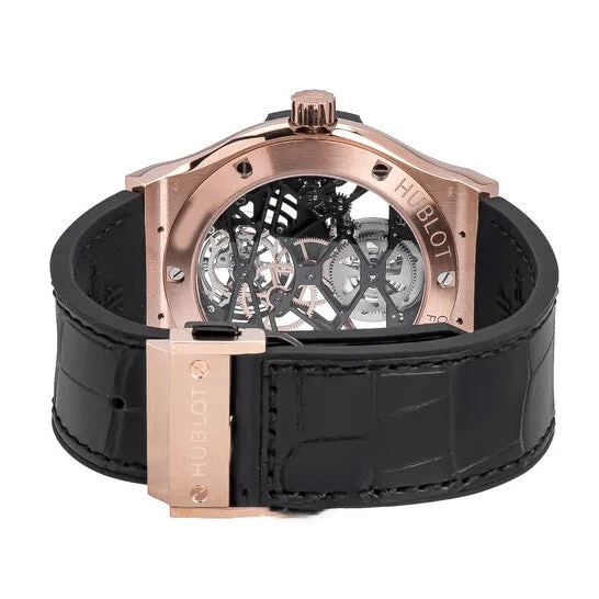 PreStyled Sets JMS always Original Hublot Classic Fusion Tourbillon 18k King Gold Mens Luxury Watch 505OX0180LR0904