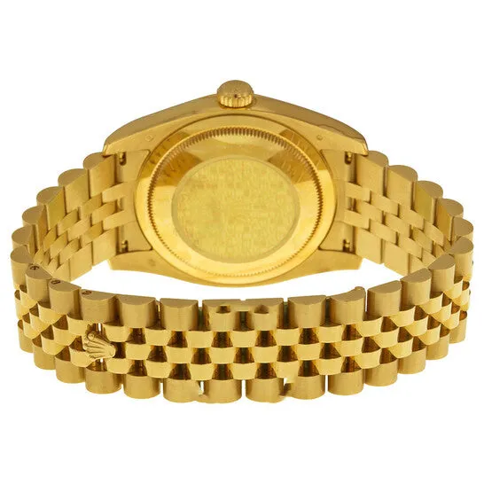 PreStyled Sets Original Rolex Oyster Perpetual Datejust 36 Champagne Dial 18K Yellow Gold Automatic Mens Watch 116238CSJ JMS always