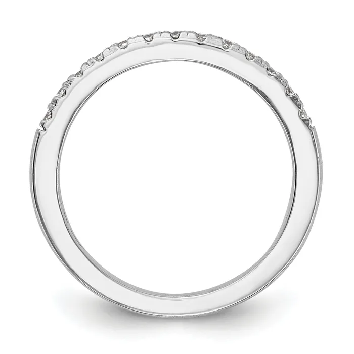 Rings 023ct CZ Solid Real 14k White Gold Wedding Wedding Band Ring Goldia