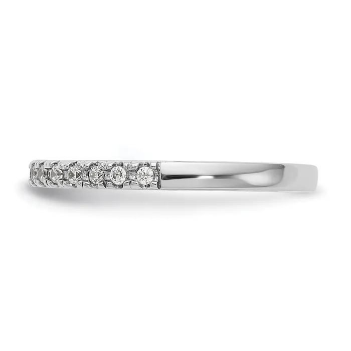 Rings 023ct CZ Solid Real 14k White Gold Wedding Wedding Band Ring Goldia