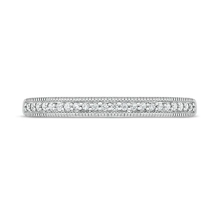 Rings Goldia 075 CT TW PrincessCut Natural Diamond Frame Antique VintageStyle Bridal Engagement Ring Set in Solid 10K White Gold