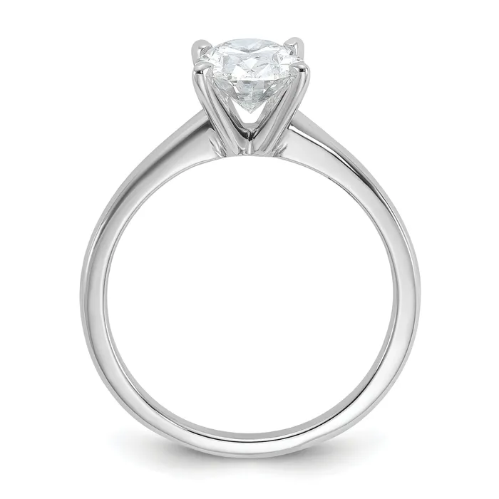 Rings Goldia 14k White Gold 1 12 Ct Lab Grown Diamond VSSI G Oval Solitare Engagement Ring