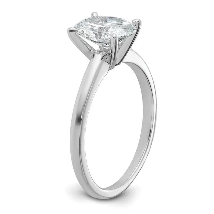 Rings Goldia 14k White Gold 1 12 Ct Lab Grown Diamond VSSI G Oval Solitare Engagement Ring