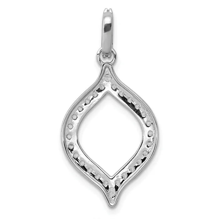 Rings Goldia 14k White Gold 12 Ct Lab Grown Diamond VSSI G Fancy Open Pendant