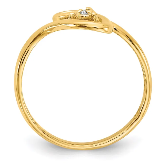 Rings Goldia 14k Yellow Gold Gold Polished AA Diamond ring