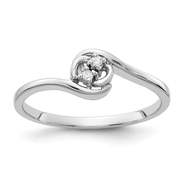 Rings Goldiacom 14k White Gold AAA Real Diamond ring