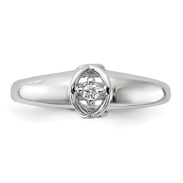 Rings Goldiacom 14k White Gold AAA Real Diamond ring