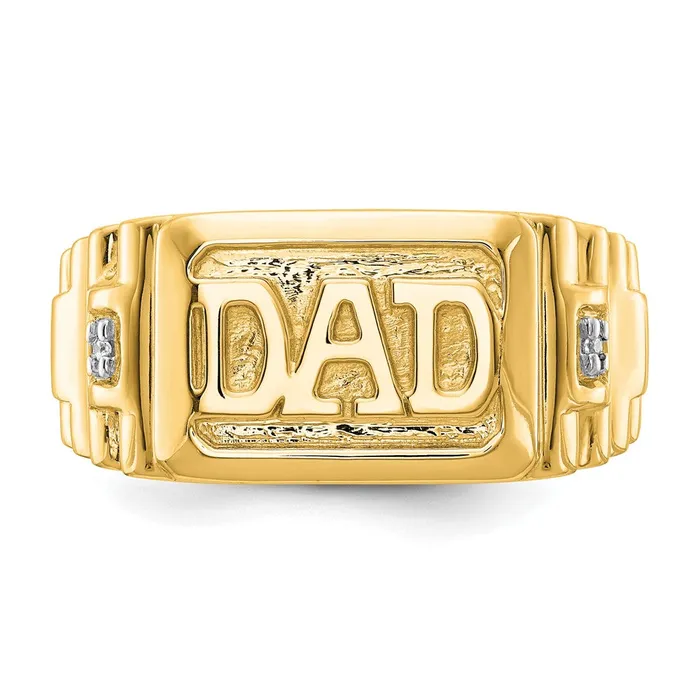 Rings Goldiacom 14K Yellow Gold A Real Diamond mens ring