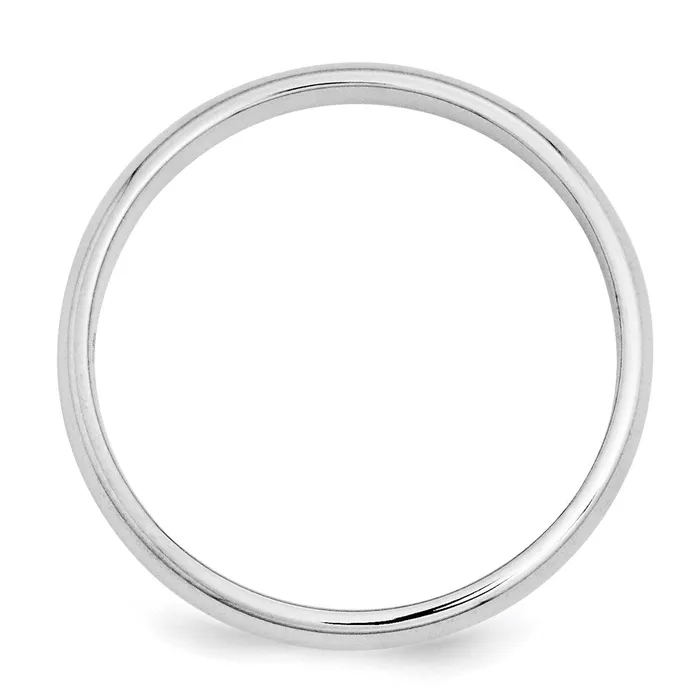 Rings Goldia Solid 10K Yellow Gold White Gold 3mm HalfRound MensWomens Wedding Band Ring Size 5