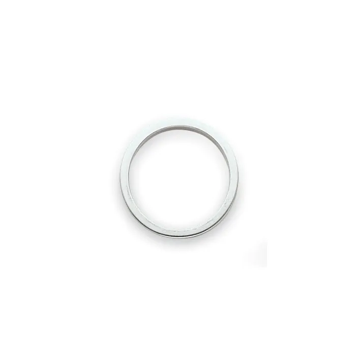 Rings Goldia Solid 10K Yellow Gold White Gold 3mm Tapered Polished MensWomens Wedding Band Ring Size 75