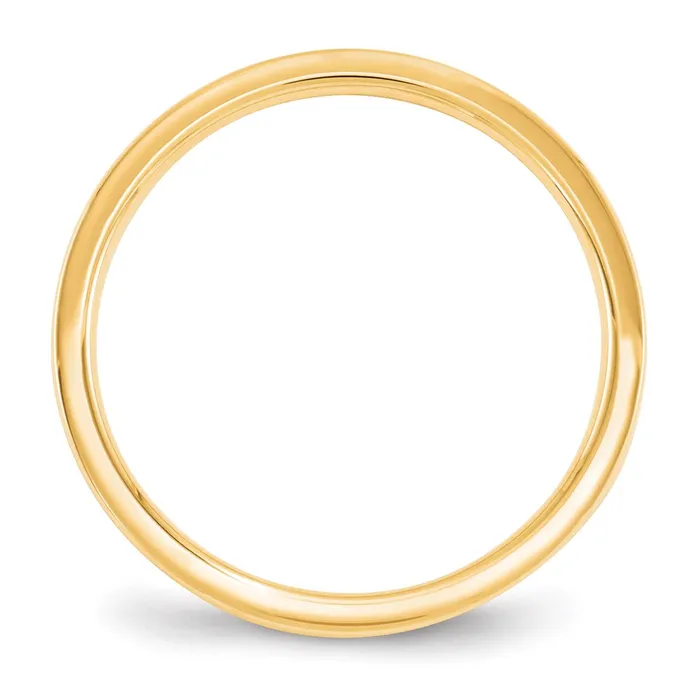 Rings Goldia Solid 14K Yellow Gold 25mm Standard Flat Comfort Fit MensWomens Wedding Band Ring Size 13
