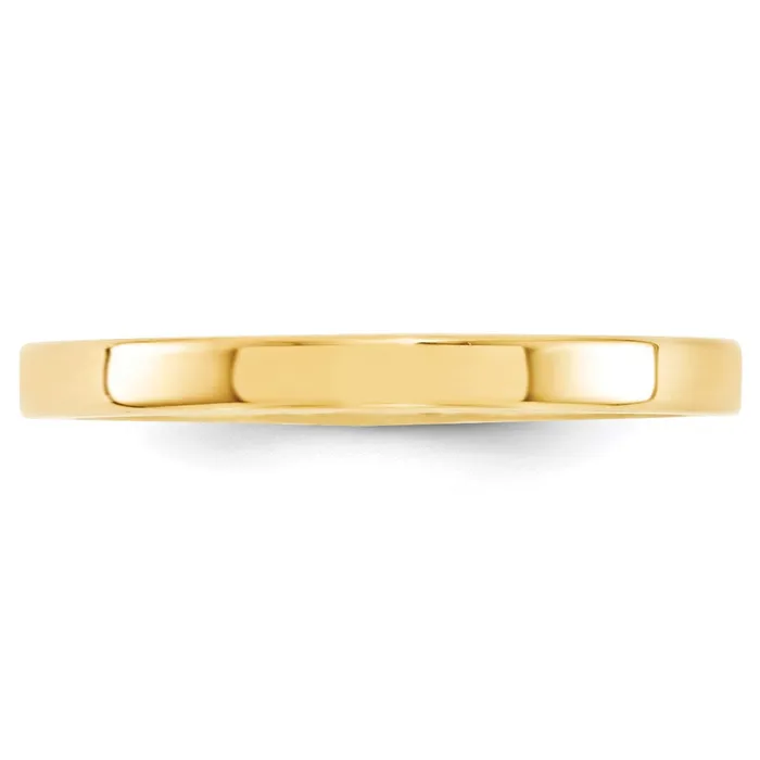 Rings Goldia Solid 14K Yellow Gold 25mm Standard Flat Comfort Fit MensWomens Wedding Band Ring Size 13