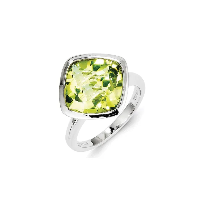 Rings Goldia Sterling Silver Lemon Quartz Ring