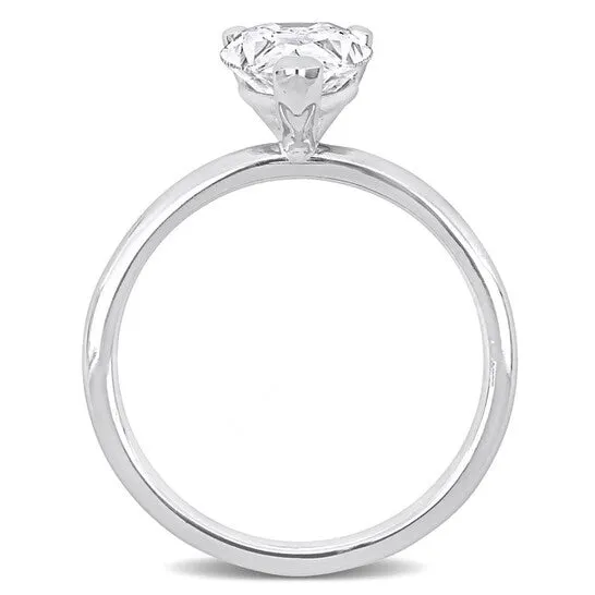 Rings JMS always Original Amour 2 CT TW Pear Shape Certified Diamond Solitaire Engagement Ring in 14k White Gold