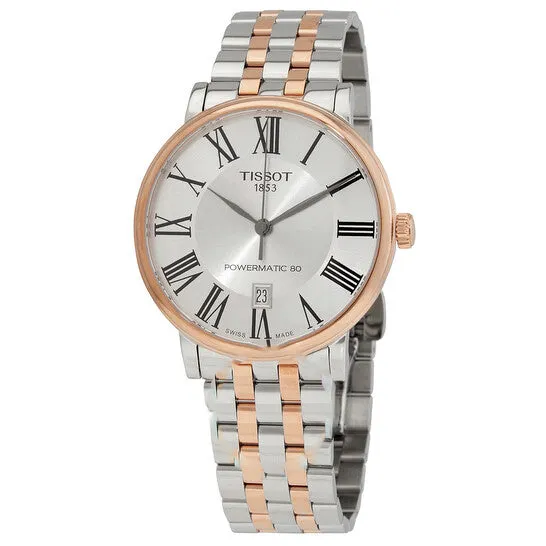 Rings JMS always Original Tissot Carson Automatic Silver Dial Twotone Mens Watch T1224072203300