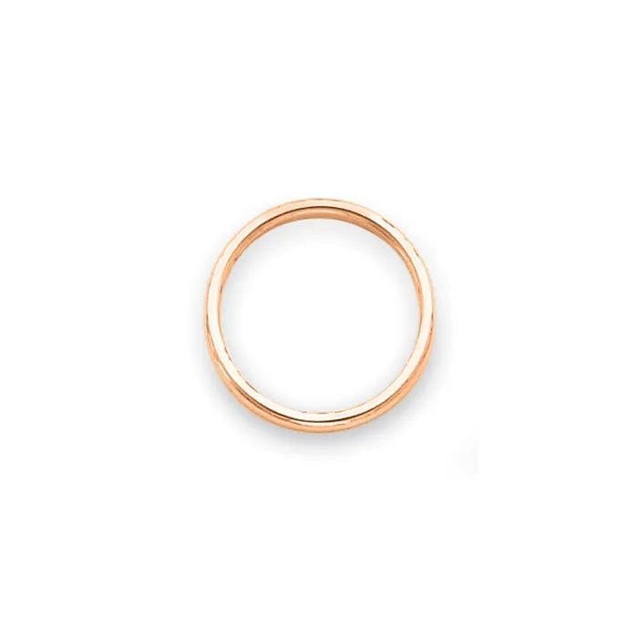 Solid 10K Yellow Gold Rose Gold Polished 2mm MensWomens Wedding Band Ring Size 7 Goldia Rings