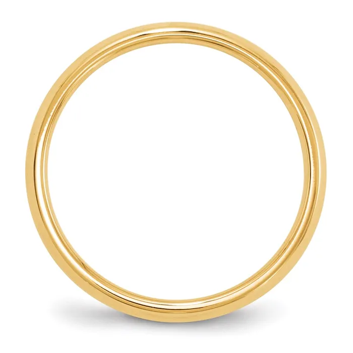 Solid 18K Yellow Gold 25mm Knife Edge Comfort Fit MensWomens Wedding Band Ring Size 11 Goldia Rings