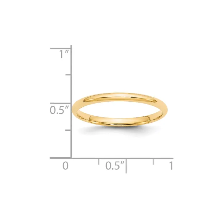 Solid 18K Yellow Gold 2mm Light Weight Comfort Fit MensWomens Wedding Band Ring Size 7 Goldia Rings Solid 18K Yellow Gold 2mm Light Weight Comfort Fit MensWomens Wedding Band Ring Size 7 Goldia Rings