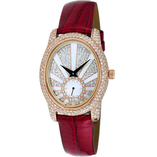 Watches JMS always Original Adee Kaye Quartz Crystal White Dial Ladies Watch AK2003LRG