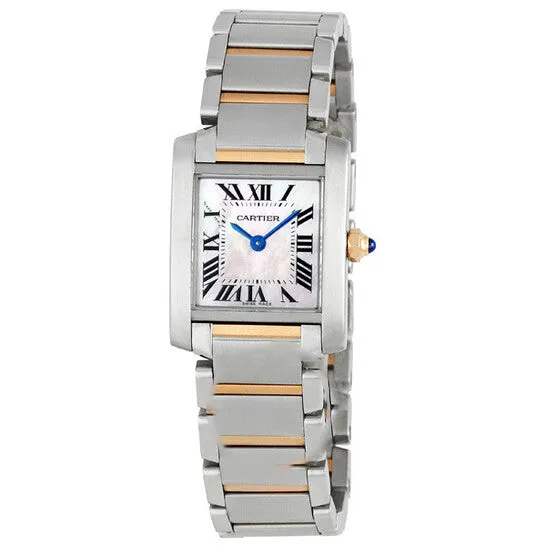 Watches JMS always Original Cartier Tank Francaise Pink Mother of Pearl Ladies Watch W51027Q4