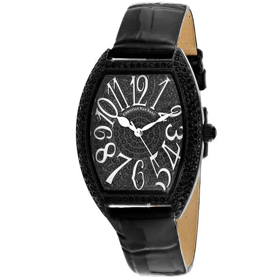 Watches JMS always Original Christian Van Sant Elegant Quartz Black Dial Ladies Watch CV4823