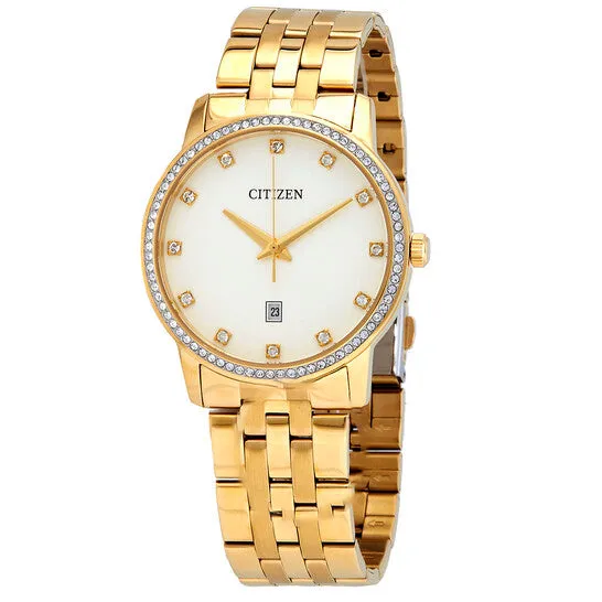 Watches JMS always Original Citizen Quartz White Crystald Dial Ladies Watch BI503256A