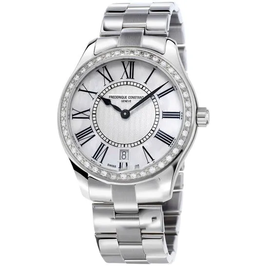 Watches JMS always Original Frederique Constant Classics Quartz Diamond Ladies Watch FC220MPW3BD6B