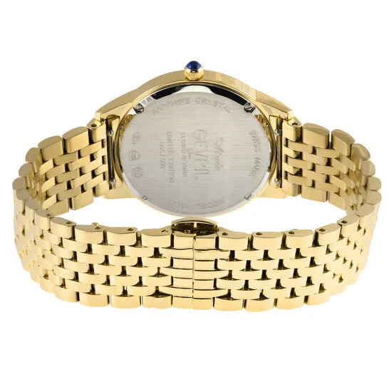 Watches JMS always Original Gevril Airolo Diamond Mother of Pearl Dial Ladies Watch 13221B