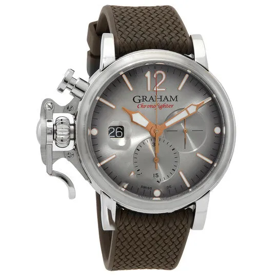 Watches JMS always Original Graham Chronofighter Grand Vintage Chronograph Automatic Silver Dial Unisex Watch 2CVDSS02A