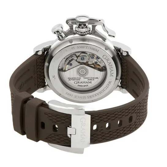 Watches JMS always Original Graham Chronofighter Grand Vintage Chronograph Automatic Silver Dial Unisex Watch 2CVDSS02A