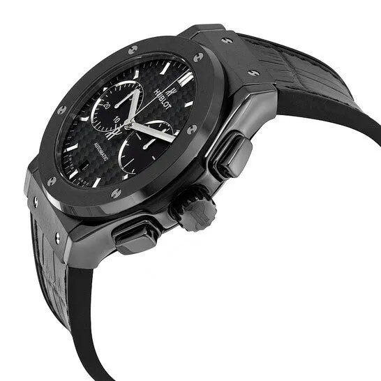 Watches JMS always Original Hublot Classic Fusion Black Ceramic Case Chronograph Watch 521CM1771LR