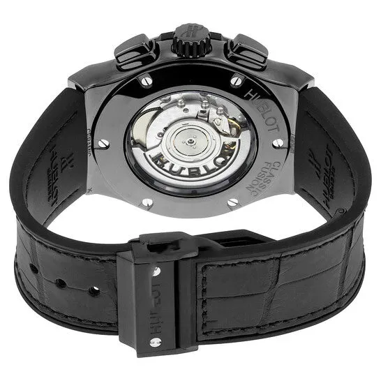 Watches JMS always Original Hublot Classic Fusion Black Ceramic Case Chronograph Watch 521CM1771LR