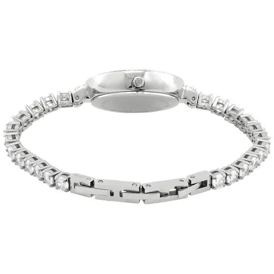 Watches JMS always Original MatheyTissot Infinity Quartz Diamond Crystal Silver Dial Ladies Watch D986SAI