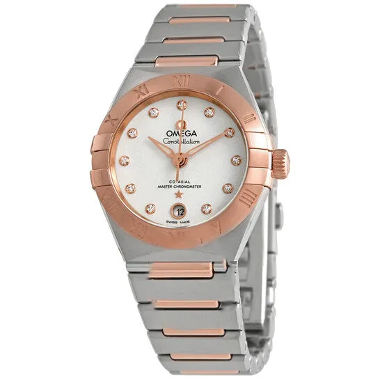 Watches JMS always Original Omega Constellation Manhattan CoAxial Master Chronometer 29 mm Diamond Ladies Watch 13120292052001