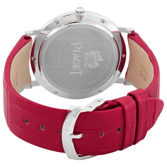 Watches JMS always Original Piaget Altiplano 60th Anniversary Hand Wound Pink Dial 18kt White Gold Ladies Watch G0A42109