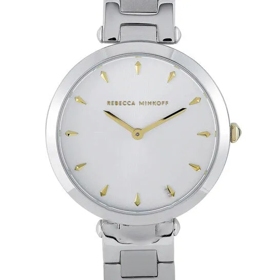 Watches JMS always Original Rebecca Minkoff Nina Quartz White Dial Ladies Watch 2200276