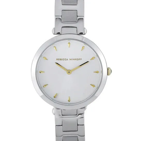 Watches JMS always Original Rebecca Minkoff Nina Quartz White Dial Ladies Watch 2200276
