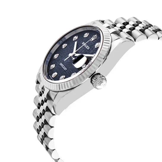 Watches JMS always Original Rolex Datejust 36 Blue Jubilee Diamond Dial Ladies Watch 126234BLJDJ