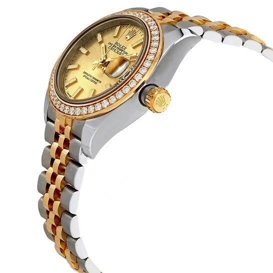 Watches JMS always Original Rolex Lady Datejust Automatic Chronometer Diamond Champagne Dial Ladies Watch 279383rbr0001