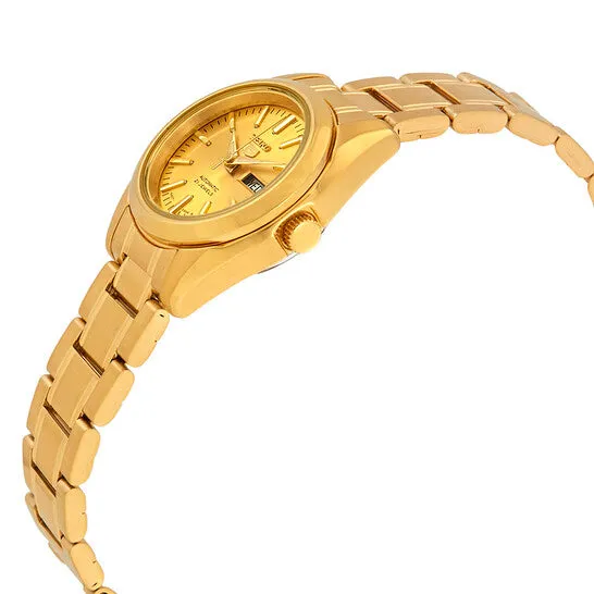 Watches JMS always Original Seiko Series 5 Automatic Gold Dial Ladies Watch SYMK20