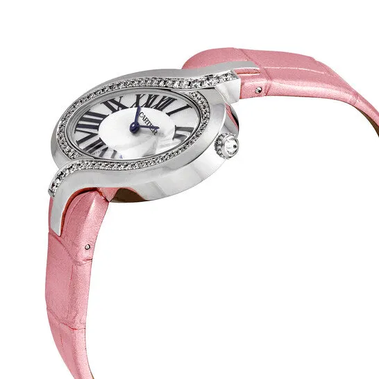 Watches Original Cartier Delices de Cartier Silver Dial 18kt White Gold Ladies Watch WG800018 JMS always