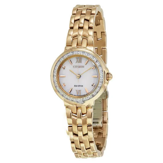 Watches Original Citizen Diamond White Dial Ladies Watch EM044359A JMS always