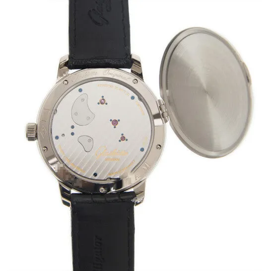 Watches Original Glashutte Panoinverse Xl Hand Wind Silver Dial Unisex Watch 16601043405 JMS always