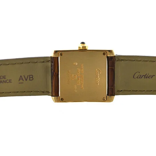 Watches Original Preowned Cartier Tank Francaise Quartz White Dial Ladies Watch 1821 JMS always