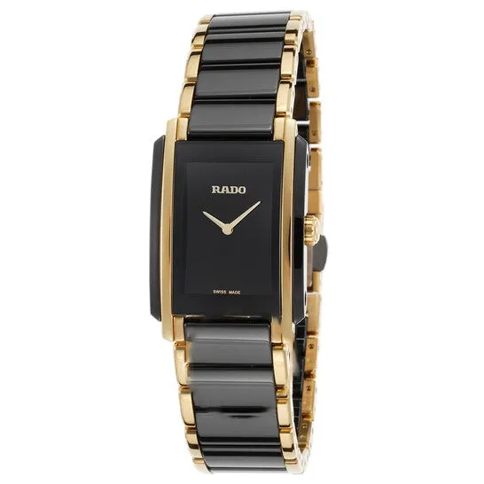 Watches Original Rado Integral Black Dial Ladies Watch R20845152 JMS always