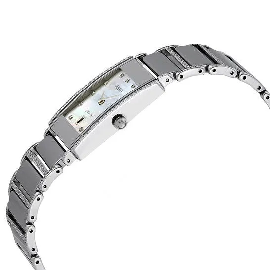 Watches Original Rado Integral Mother of Pearl Diamond Dial Ladies Watch R20671919 JMS always